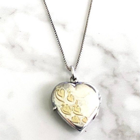 Sterling Silver Engraved Heart Locket - Picture 3 of 8